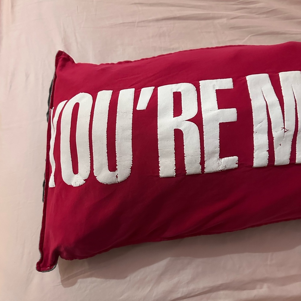 VINTAGE VICTORIAS SECRET PINK YOU’RE MINE TONIGHT BODY PILLOW - Picture 2 of 16
